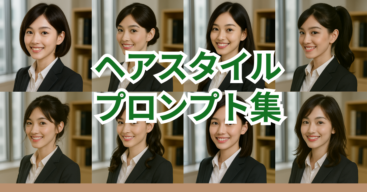 ヘアスタイルプロンプト集